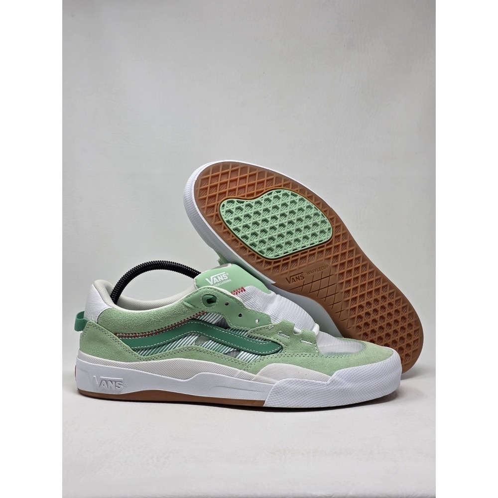 Vans 2 Wayvee Skate Sneakers Mint Green/Gum White Men's Size 11 US New